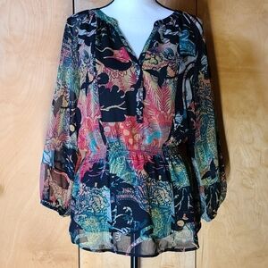 Calvin Klein vivid, bright blouse